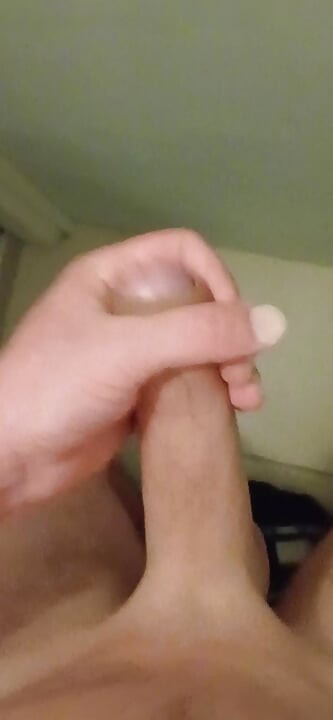 Jerking off allone