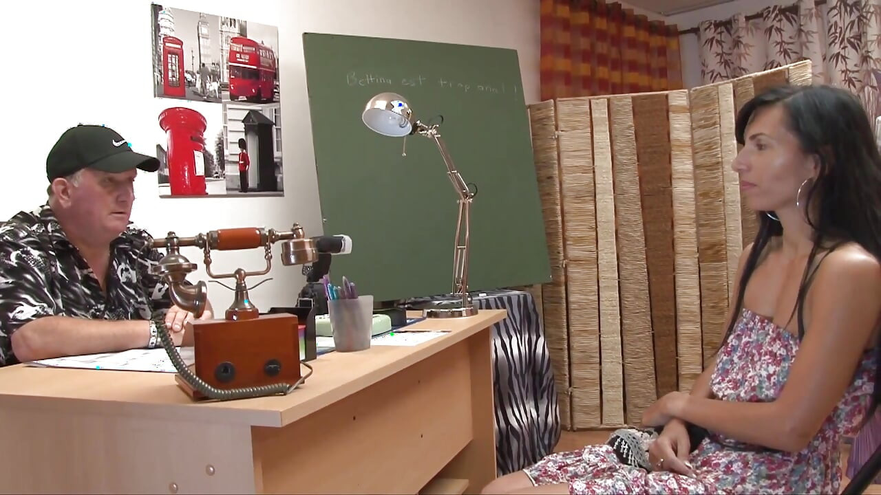 Stunning milf gets anally fucked at the casting in threesome