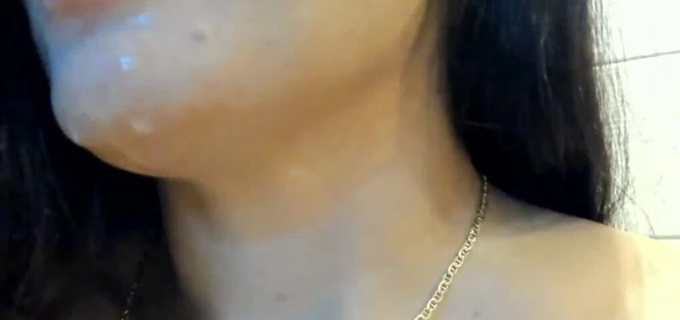Horny cutie probes her shaved tight pussy