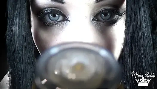 Pop for my big shiny lips: Cum countdown!