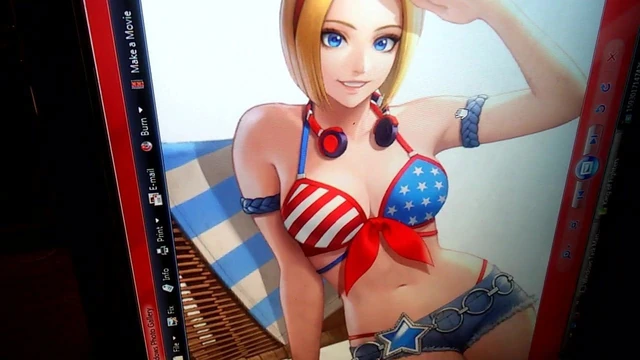 Cum Tribute - Bikini Blue Mary (KOF Allstars)