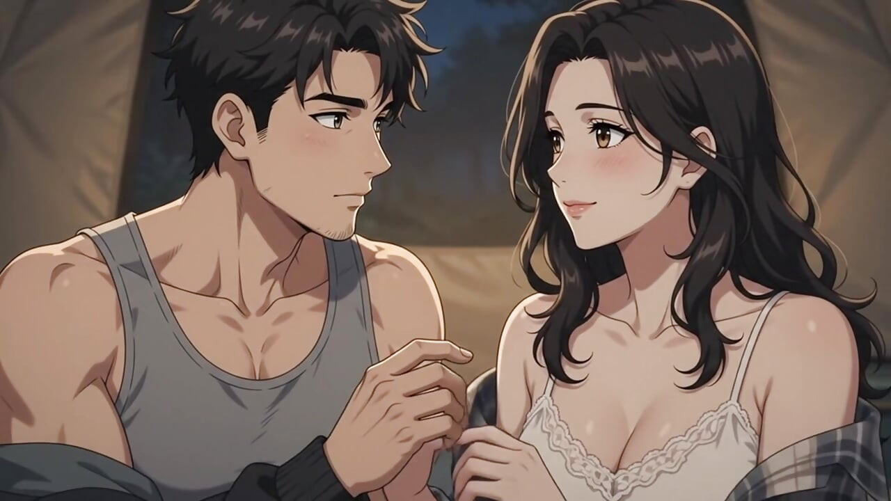 Too Close to Resist Forbidden Night in the Tent Hentai