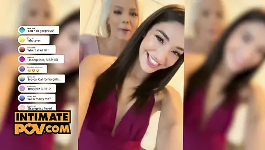 Elsa Jean sabah ilk iş lezzetli boşalmanı istiyor - itspov