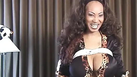 Ebony bondage big boobs