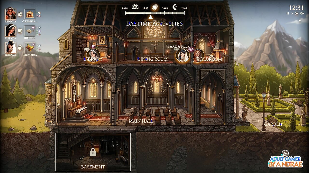 Sisters in Sin Gameplay Part 4 - The Basement Mystery and Raquel's Temptation