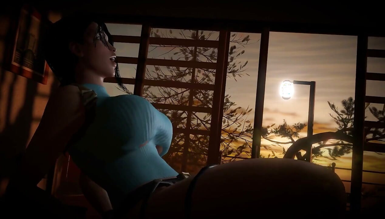 Лара Крофт хочет скачку в позе наездницы - пародия Tomb Raider