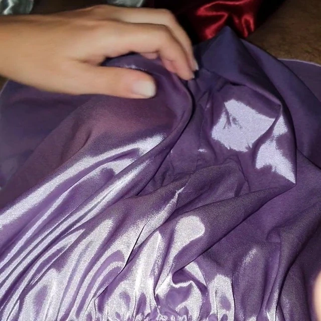 Satin hard cock in the moring