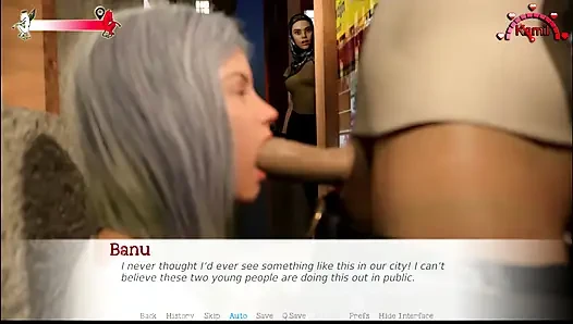 Life in the middle east #8 - Banu dreamed about 2 men and she played with her pussy thinking of all the sex scens she saw.