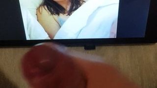 Masturbating to Mallory Georg in her bed