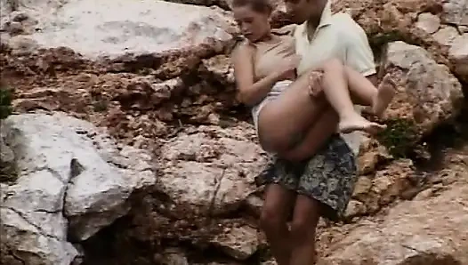 Blonde Babe Outdoor Tease and Bunkbed Fuck Frenzy