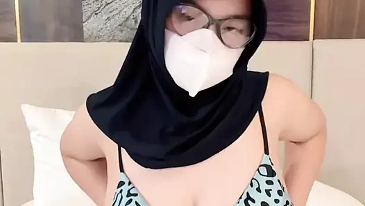 My Girl Playing In Bed Wearing Seductive Pajamas