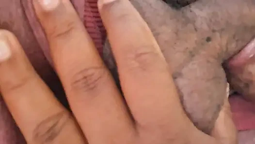 Pastor sucking her friend's husband's cock and taking cum in her mouth.