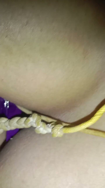 I pushed my wife onto the bed and grabbed her hips and squeezed them. | Clip 1