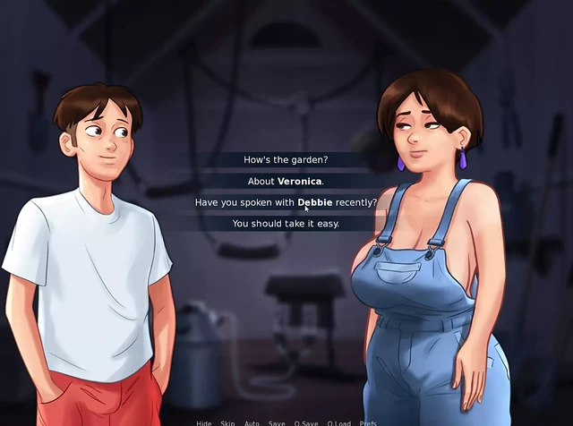 Summertime Saga - Busty aunt milks us well (pt.15)