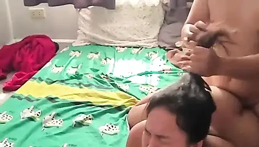 ASIAN STEP MOM HELP OUT HIS INJURED STEP SON TO TAKE A BATH AND END UP SUCKING HIS DICK AND CREAMPIED PART 2