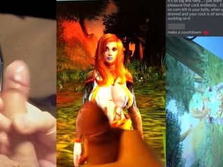 Sperma-Hommage an den Künstler (Human World of Warcraft)