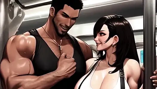 Tifa Always Meets the Most Interesting People on the Midgar Train