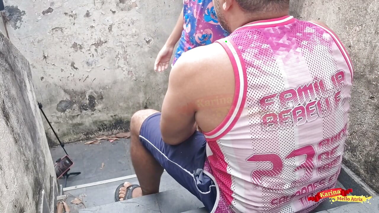 100% Anal on the Stairs of an Abandoned House with Old Broach