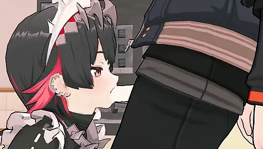 =Zensiz bölge sıfır= Ellen Joe x Wise: McDonald's'ta riskli halka açık seks (4k)