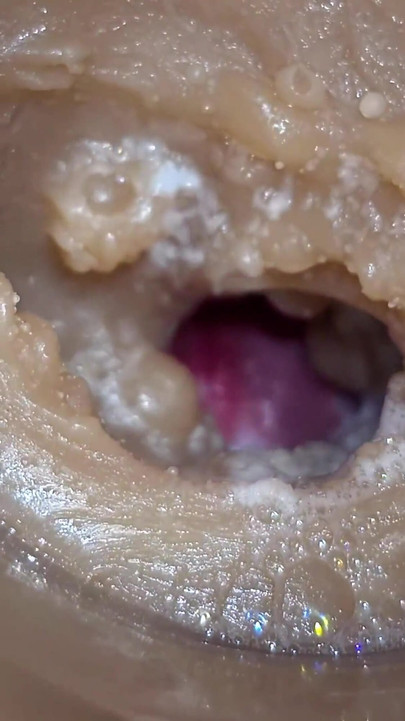 ASMRのディーププッシーがキャプチャされた過剰摂取の精液射精4K