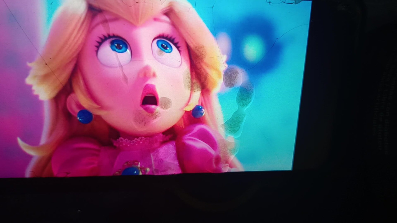 Princesa peach cum homenagem