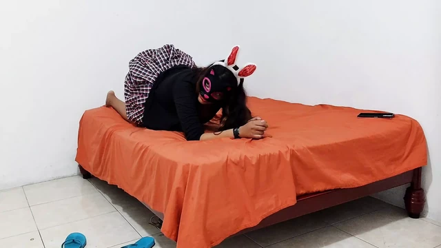I upload my stepsister's video that was for her boyfriend.