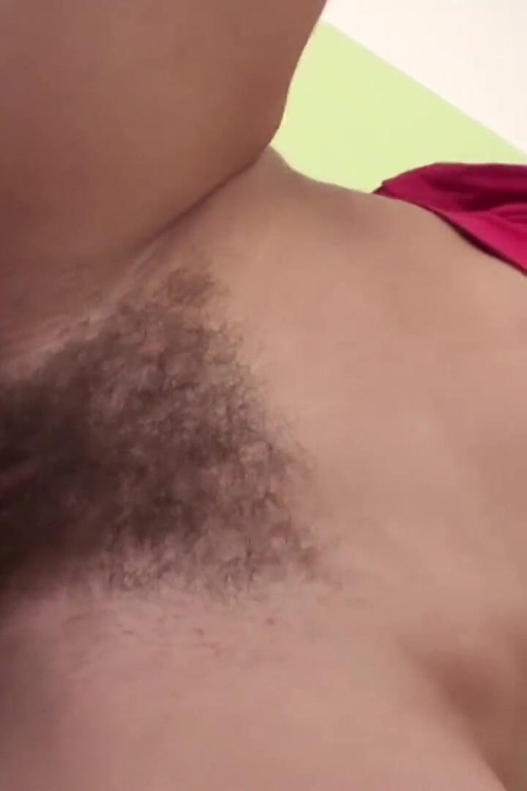 Brunette teen wearing stockings gets her hairy pussy fucked