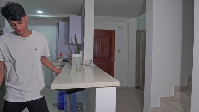 MILF Stepmom Has a Midnight Threesome with Her Two Young Stepsons
