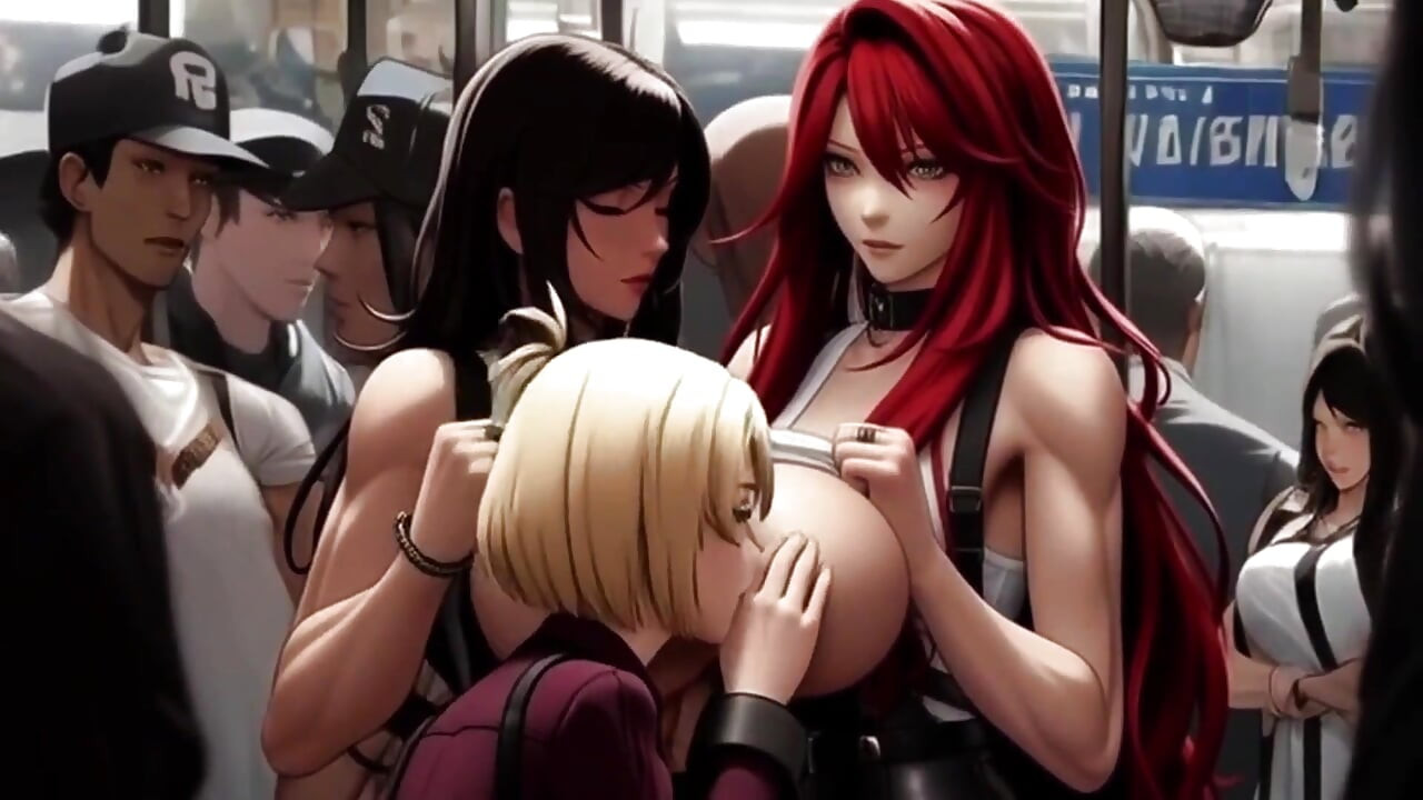 Tifa Gets Tittyfucked on the Midgar Train