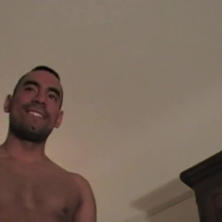 Sexy muscle Latino fucked by straight curious hairy boy