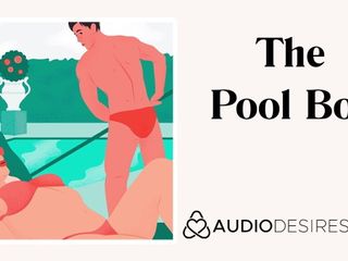 O garoto da piscina (áudio erótico para mulheres, asmr sexy, pornô com áudio)