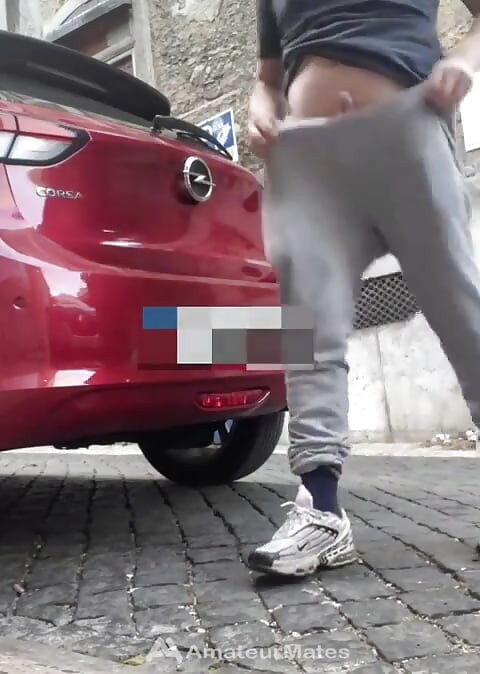 Compilation of Amateur Boys Flashing Their Cock in the Street