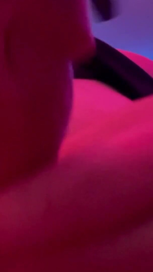 Plump trans girl plays with her happy horn | Clip 1