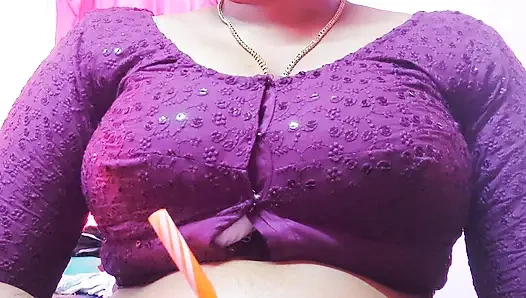 Village girl in saree, doing wonderful sex with affair person