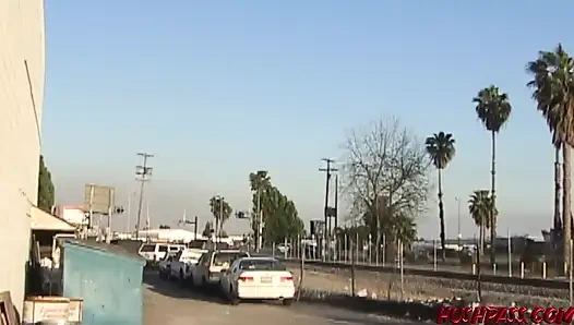 Public Nudity at the Gas Station Gets Goldie Coxx All Pumped Up