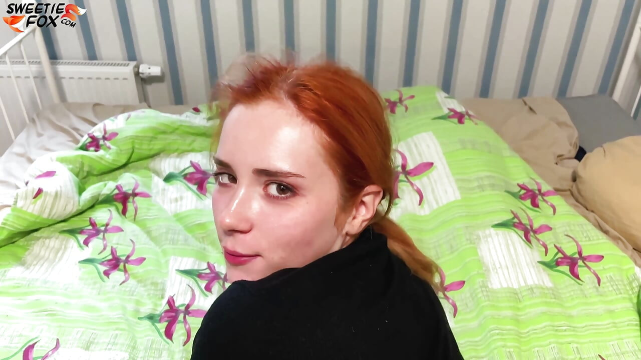 Classmate Facefuck Hot Redhead and Doggystyle Fuck after Exam