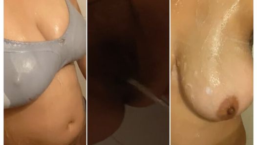 Geheimes video von bhabhi beim baden, masturbiert