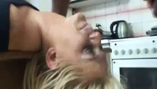 Blonde Babe From The Netherlands Gets Her Face Fucked