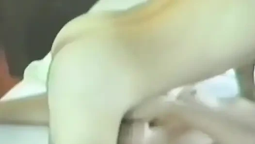 Two Guys Take It in Turns on a Small Tits Blonde