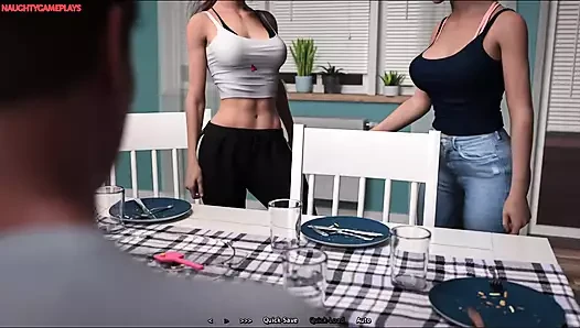 Summer heat ep04 - casa piena di ragazze calde - giochi porno 3D