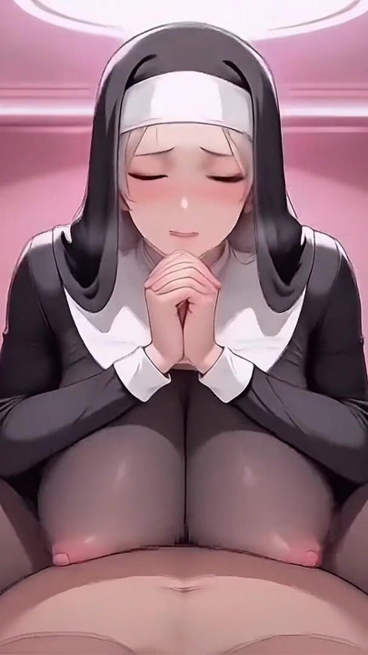 HD hentai AI viideo - Praying hot nun girls with old men have fertility sex | Clip 1
