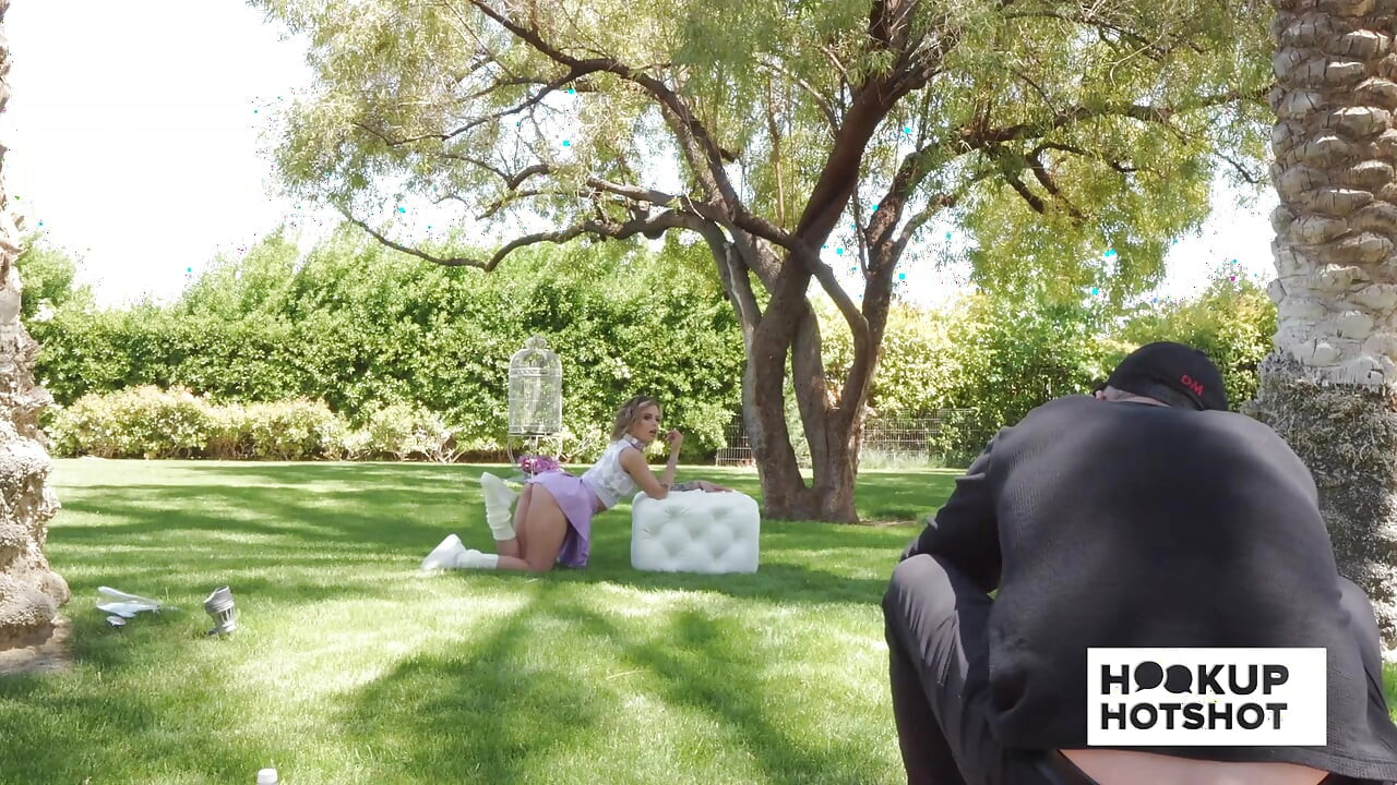 BTS - Jesse Pony Poses Almost Nude In An Outdoor Photoshoot!