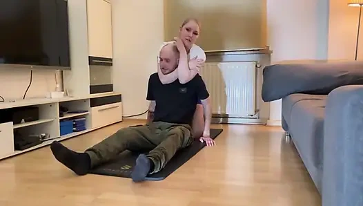 Headscissors in Blue Shorts