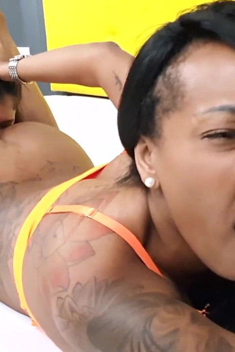 Persuading innocent girls with interracial kissing and hard asslicking