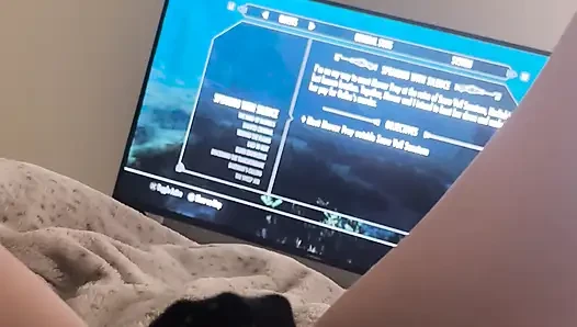 I got too Horny while playing my game and I had to stop and masturbate!