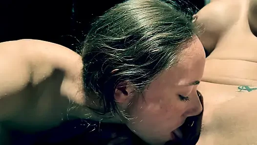 Two Submissive Girls Eating Out