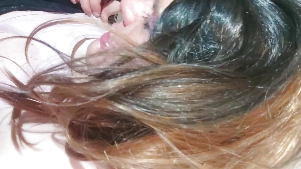 Sissy whore Denise Humain brutally woken up & fucked directly in the mouth - Facefuck & Throat Training with dildo (Trans BDSM)