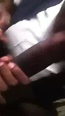 Awek sekolah Jamaica menghisap batang