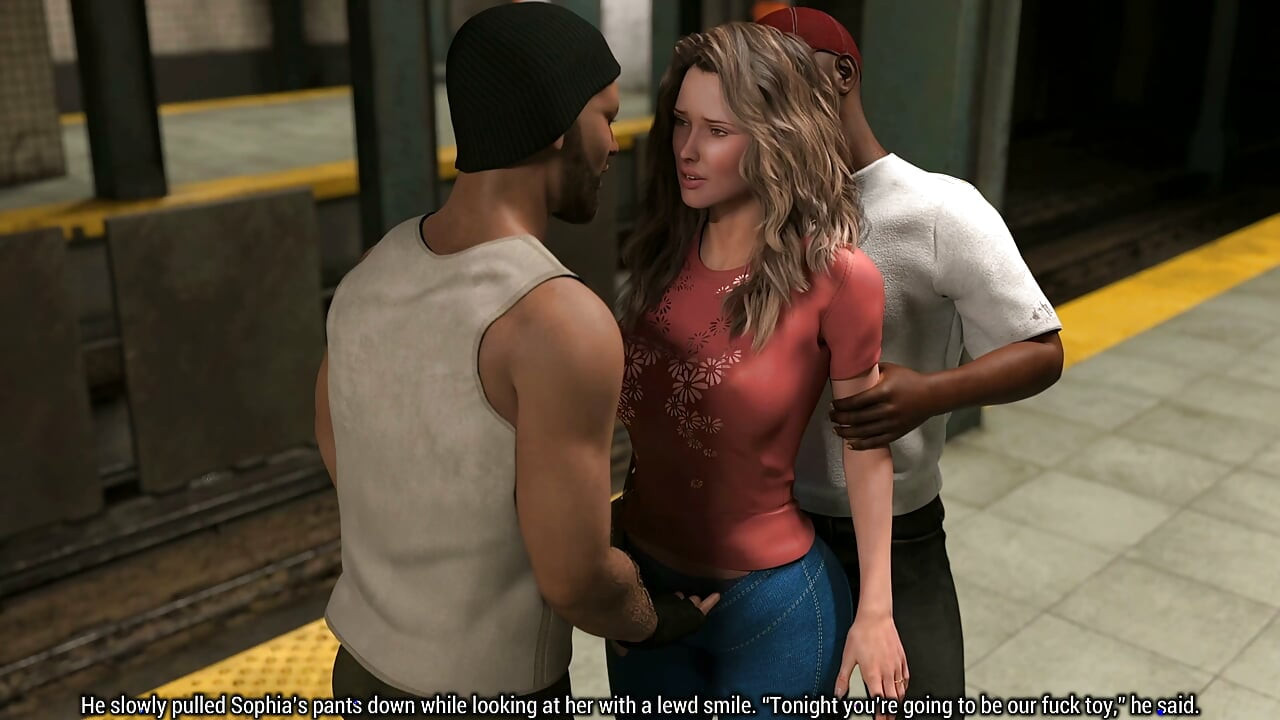 A Wife and Stepmother Real Fucking - Sophia and Patricia Get Fucked with Strangers by the Subway