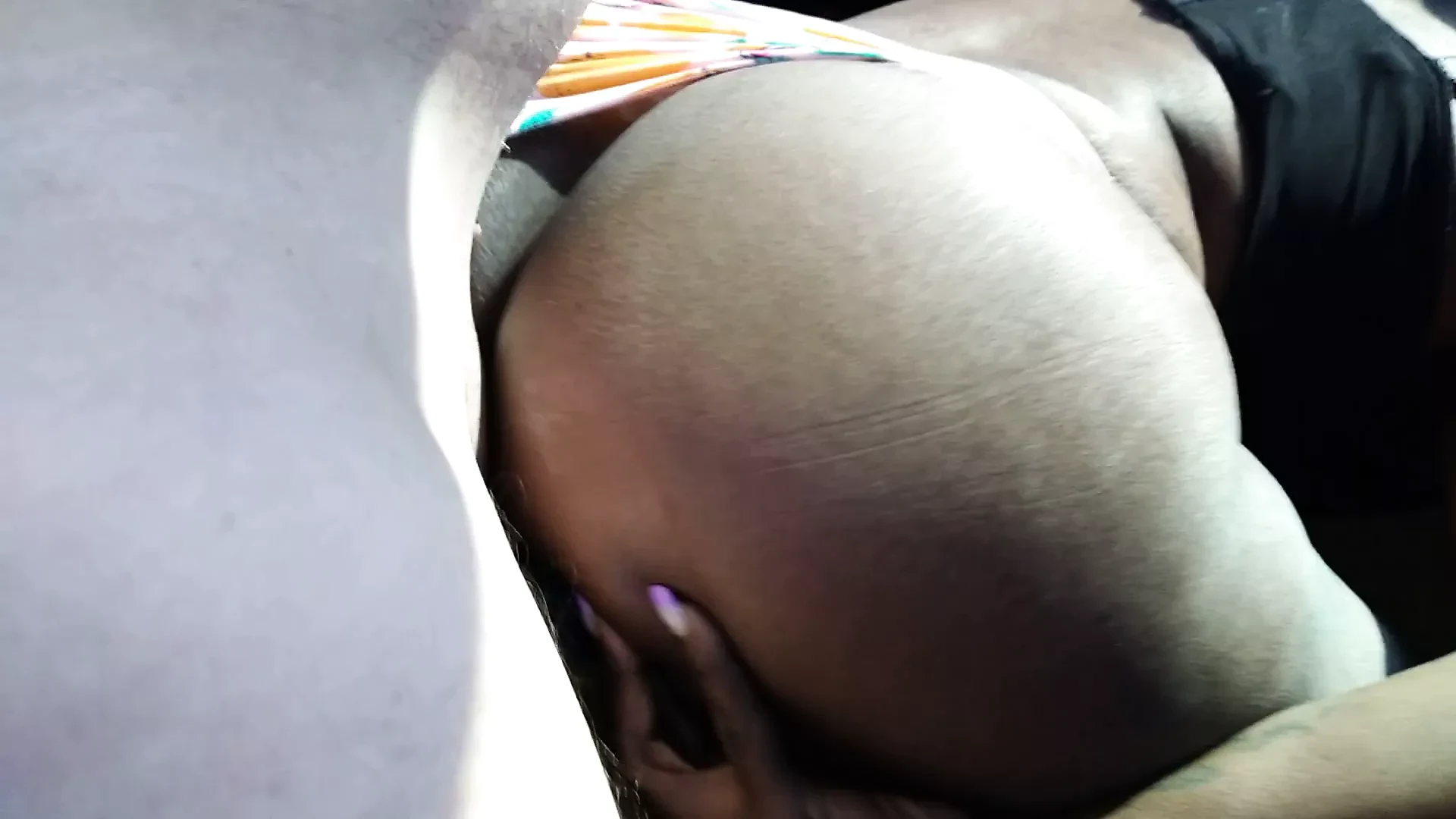 Jag gör min insättning, interracial creampie